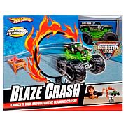 Hot Wheels Monster Jam Blaze Crash Action Playset